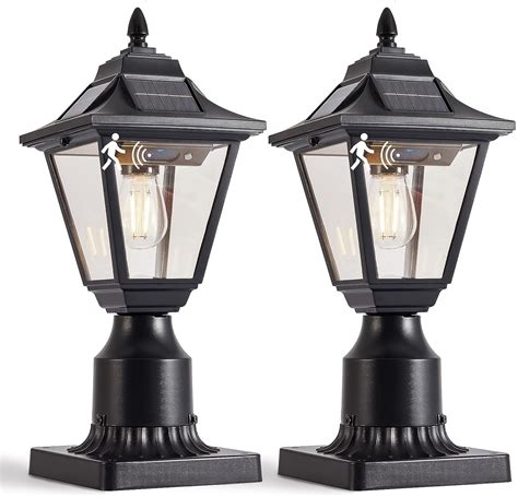 outdoor solar post light fixtures|Amazon.com: Solar Post Lights Outdoor.
